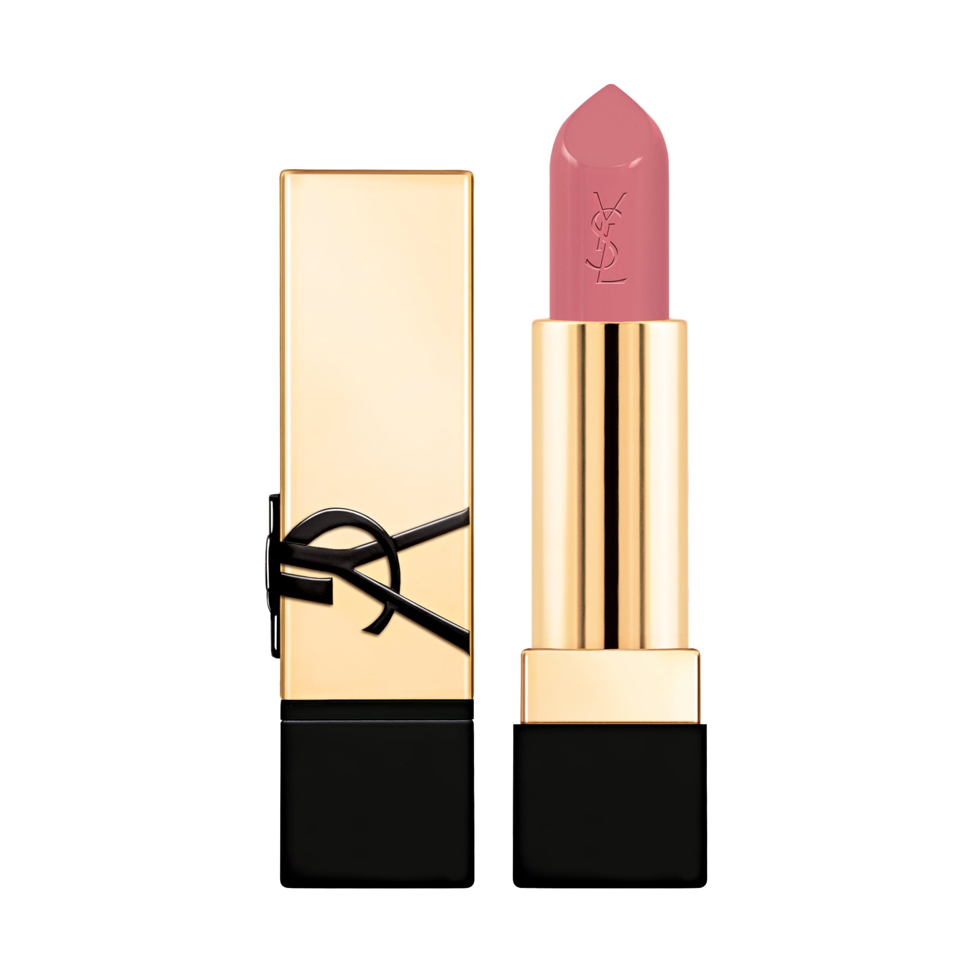 YSL Beauty Rouge Pur Couture Satin Lipstick With Ceramides Shade N44 - Nude Lavalliere Personalized Gift 48$